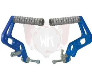Pedalsæt blå-eloxideret